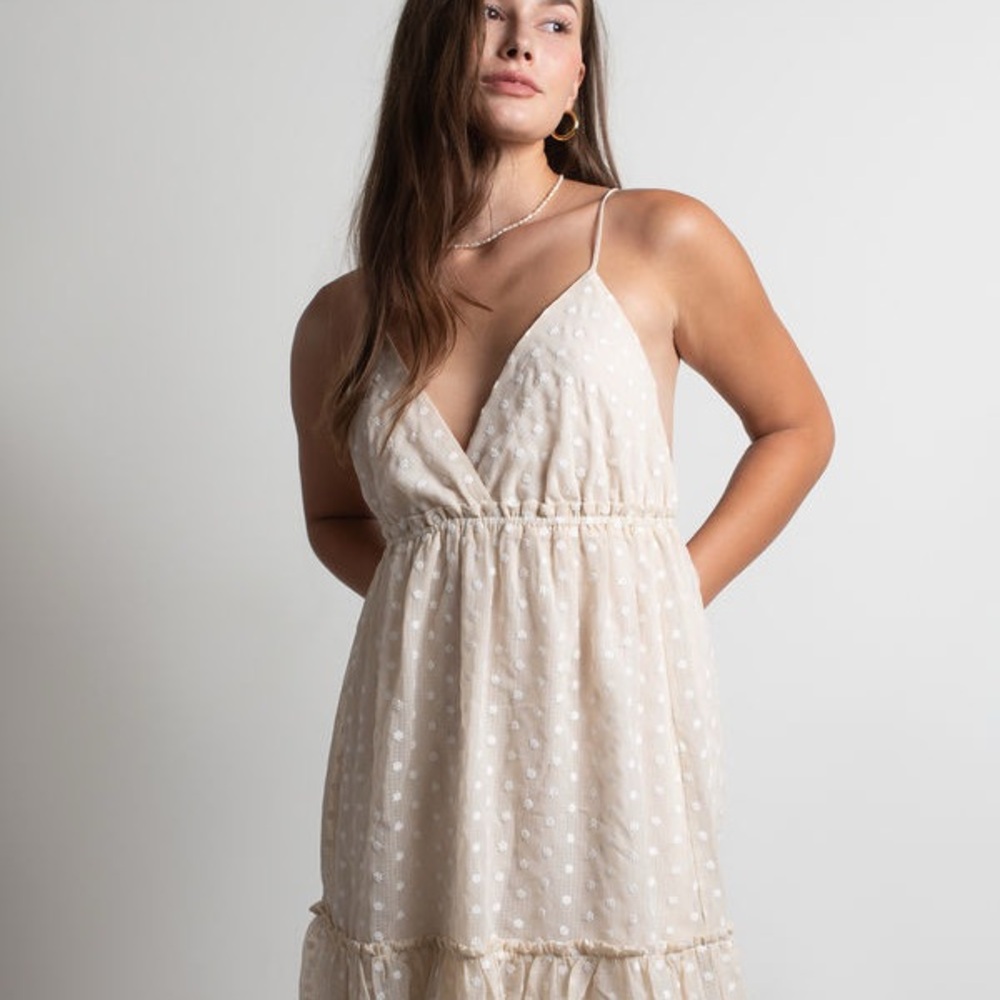 Ila Ila Beige Floral Dress